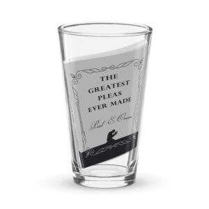 Shaker pint glass