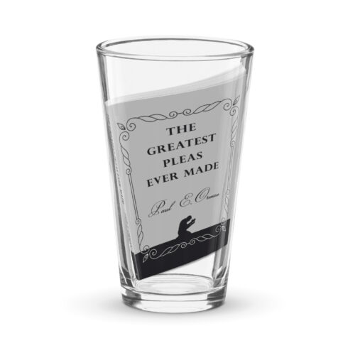 Shaker pint glass