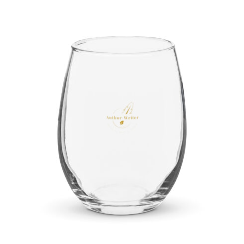 Stemless wine glass